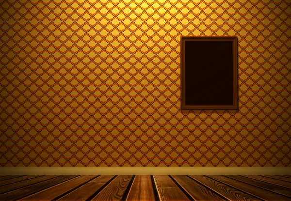Sztuka pustym pokoju — Zdjęcie stockowe