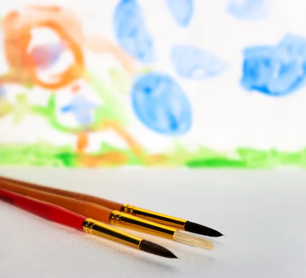 Preschool drawing — Stock Photo, Image