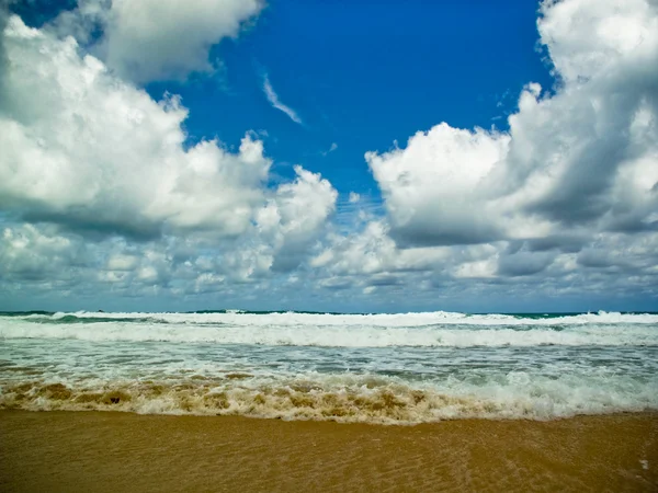 푸른 하늘 과 바다 스톡 이미지