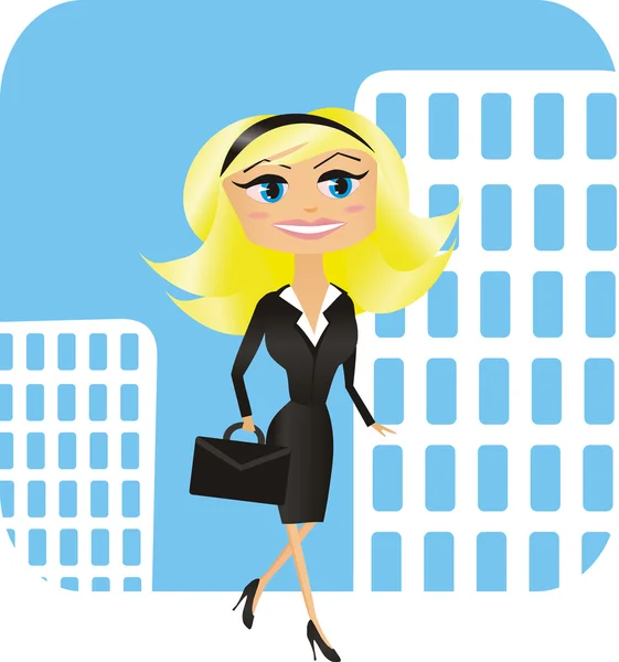 Geschäftsfrau — Stockvektor