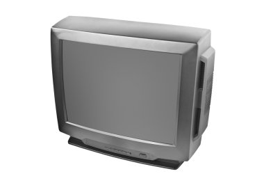 TV set isolated clipart