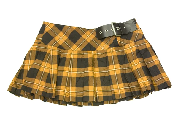 stock image Yellow short skirt