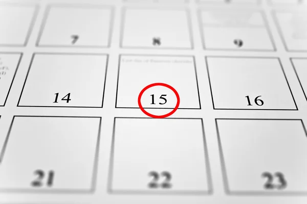 Concepto de tiempo. calendario mensual —  Fotos de Stock