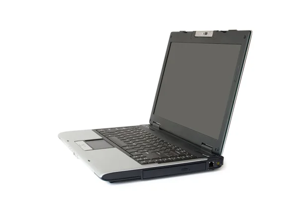Laptop geïsoleerd op wit — Stockfoto