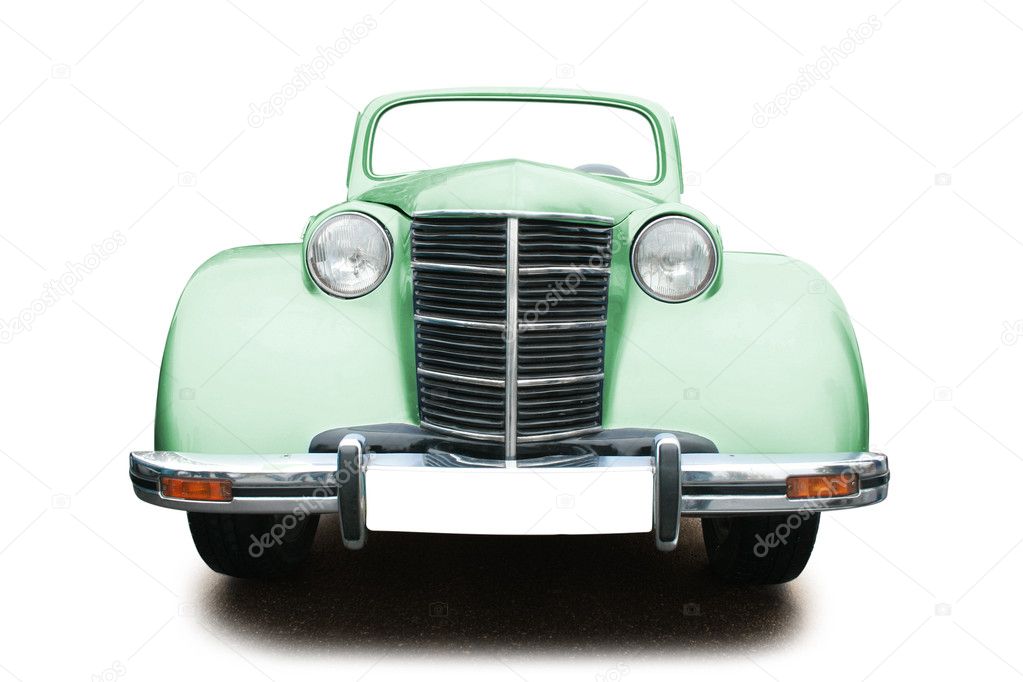 Sepia vintage car