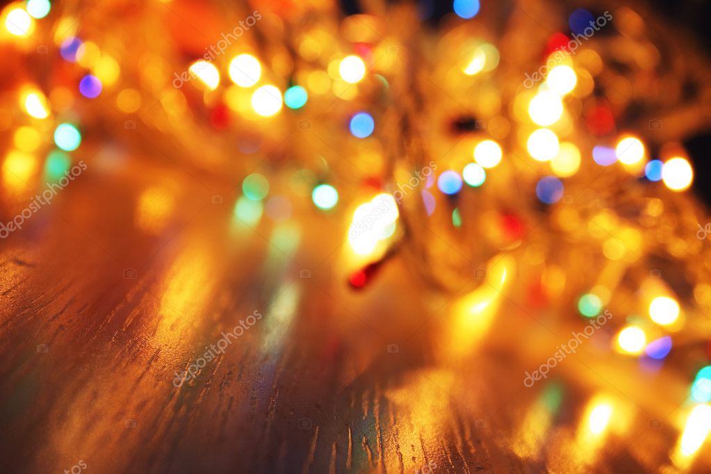 Christmas lights — Stock Photo © AnmFoto 1428254