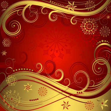 christmas background, vector illustration  clipart