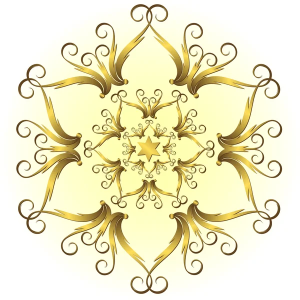 Motif Floral Abstrait Illustration Vectorielle — Image vectorielle