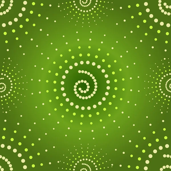 Abstract seamless green pattern — Stock Vector