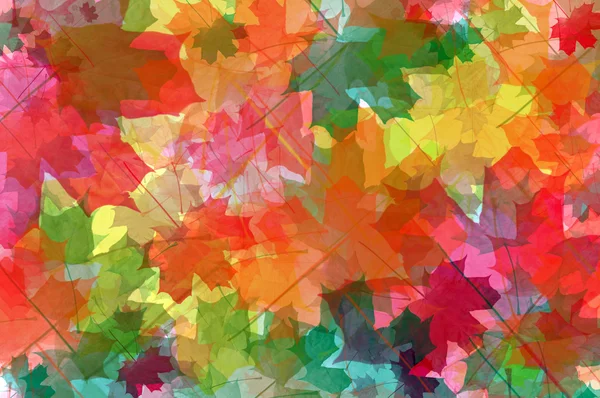 Абстрактний фон з кленового листя — стокове фото