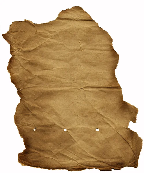 Кусок старой потрепанной бумаги — стоковое фото