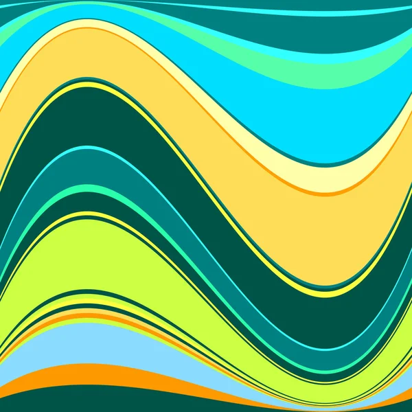 Ретро гранжевий хвилястий фон — стоковий вектор