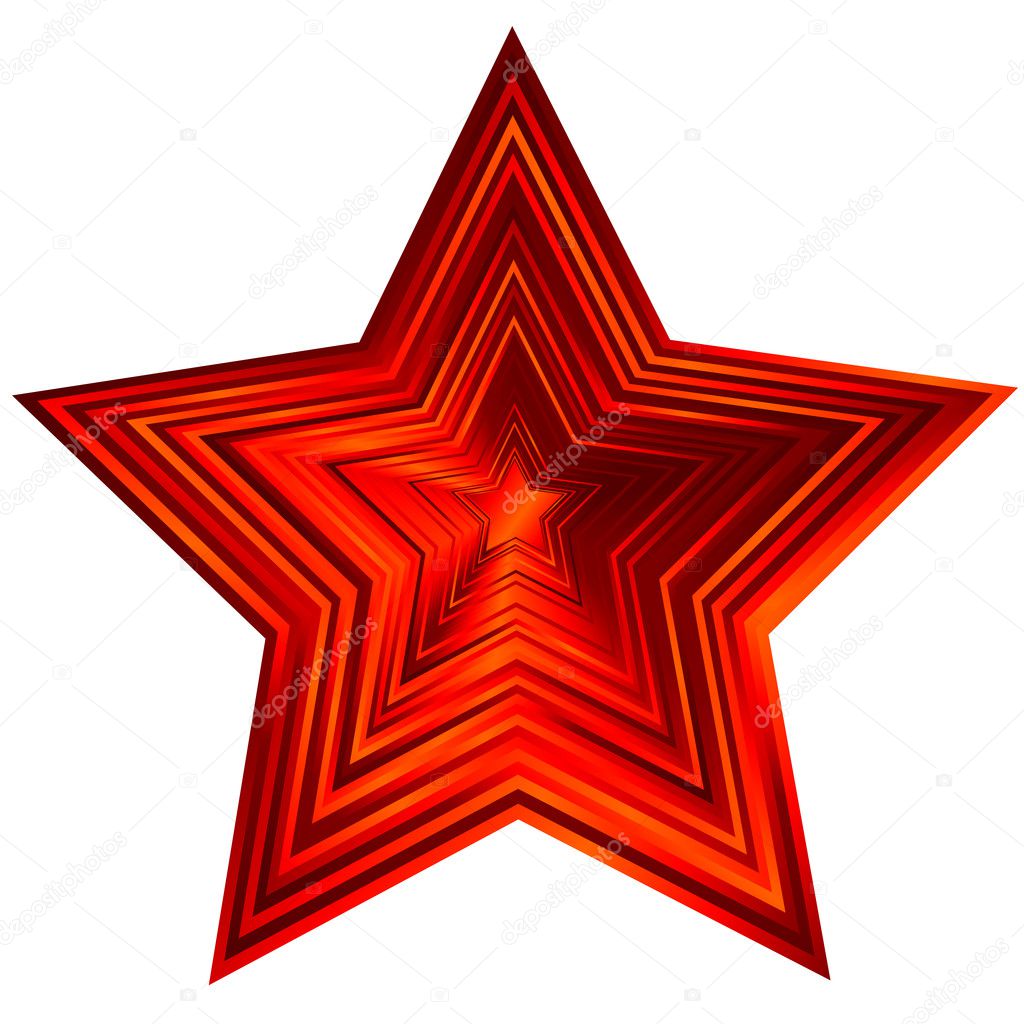 Red star (vector)