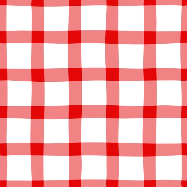 Nahtloses rot-weißes Muster — Stockvektor