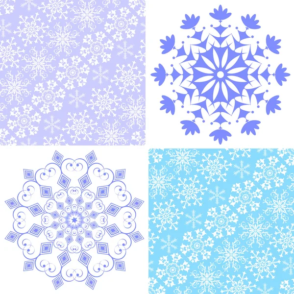 Set motif pastel de Noël — Image vectorielle
