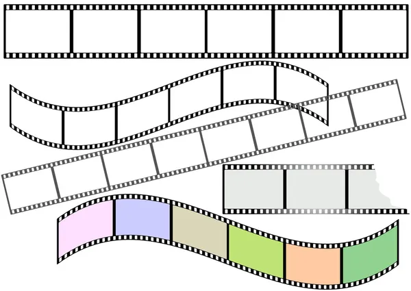 Tiras de película (vector ) — Archivo Imágenes Vectoriales