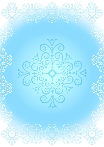 Fond bleu de Noël — Image vectorielle
