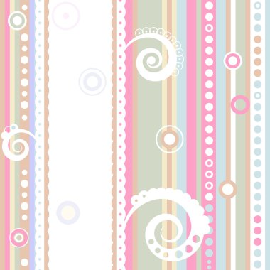 Seamless striped pattern (vector) clipart