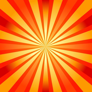 Abstract background with sunburst clipart