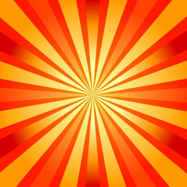 Abstract background with sunburst — Stock Vector