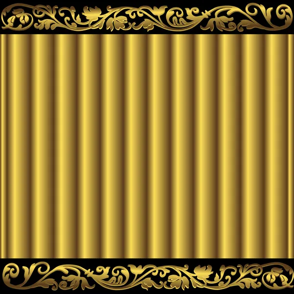 Gyllene abstrakt bakgrund — Stock vektor