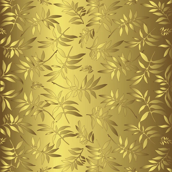 Altın çiçek arka plan — Stok Vektör