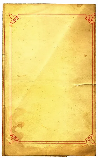 Старая потрепанная бумажная обложка — стоковое фото