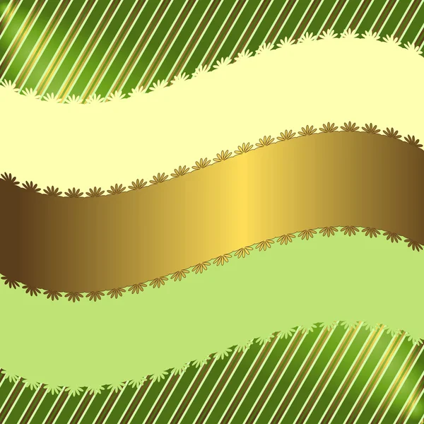 Fond rayé vert — Image vectorielle