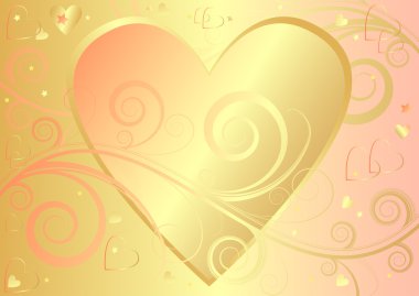 Valentine elegant background clipart