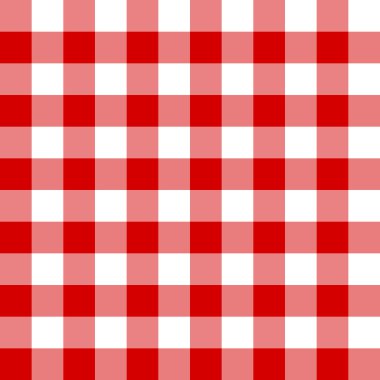 Seamless red and white cell pattern clipart