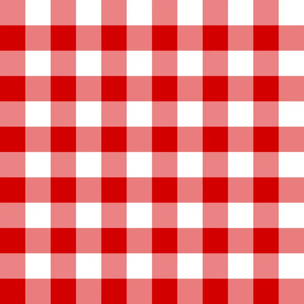 无缝的红色和白色单元格图案 — 图库矢量图片