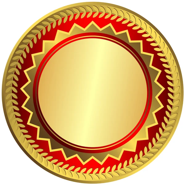 Золотая медаль (вектор ) — стоковый вектор