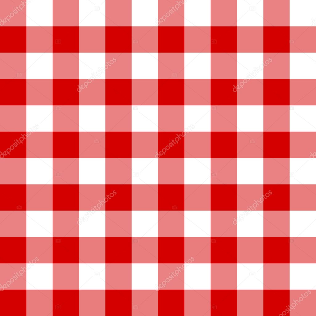 Seamless red and white cell pattern