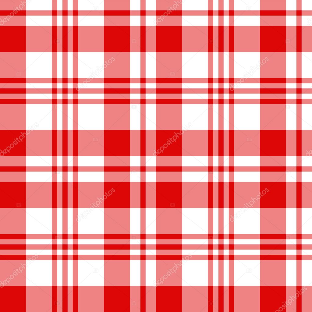 Seamless red and white cell pattern