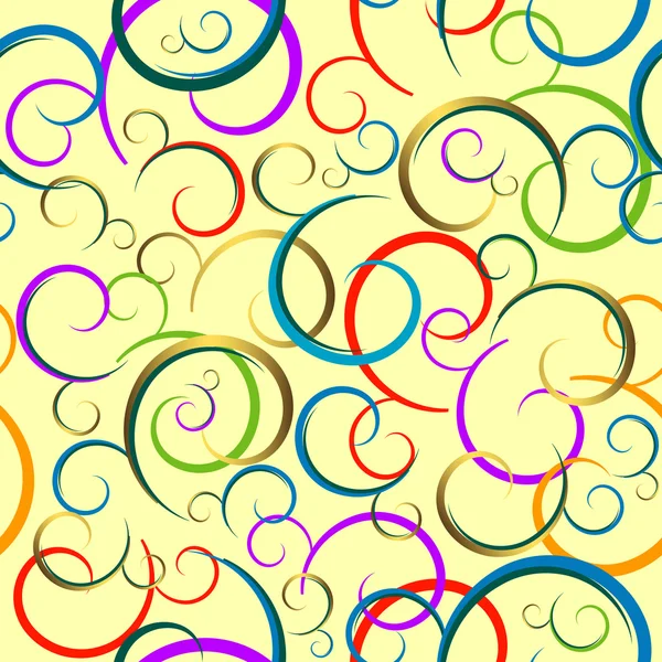 Motif floral coloré sans couture — Image vectorielle