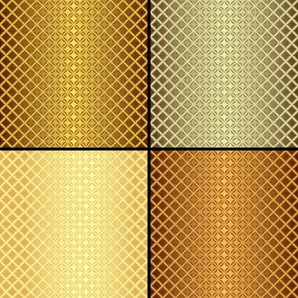 금속 원활한 패턴 (벡터를 설정) — 스톡 벡터