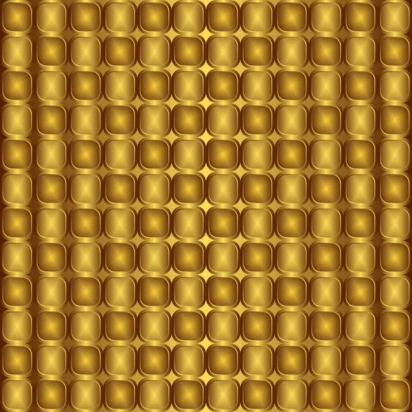 Golden abstract seamless pattern — Stock Vector