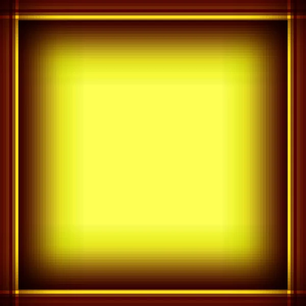 The bright yellow frame — Stock Vector