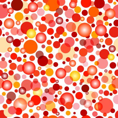 Abstract seamless red-yellow pattern clipart