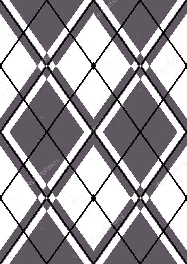 Seamless Pattern In Rhombuses