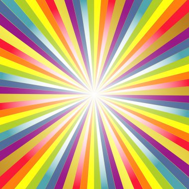 Abstract rainbow background clipart