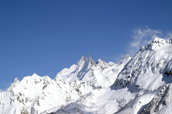 Beautiful Winter Landscape French Alps — Fotografia de Stock