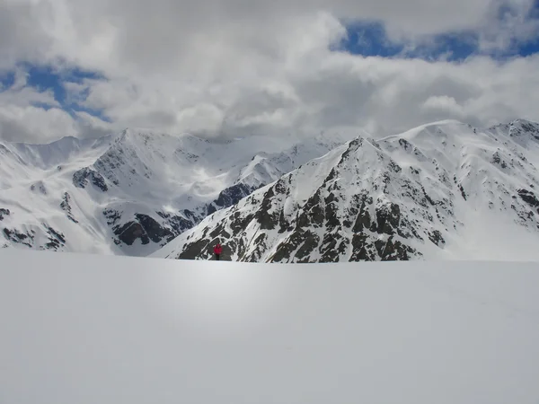 Снежное плато — стоковое фото