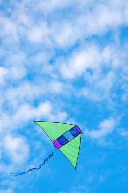 kite flying in the sky  clipart
