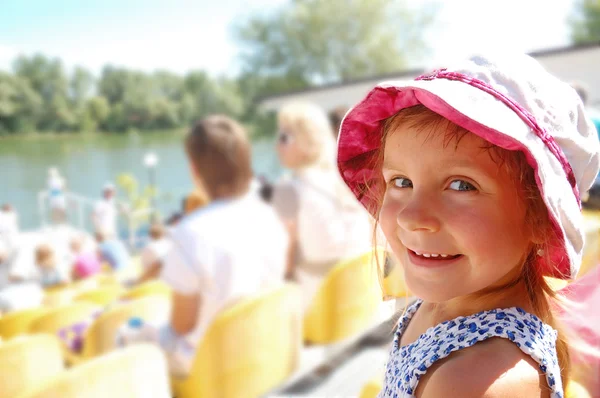 Portrait Beautiful Girl Summer Day — Stockfoto