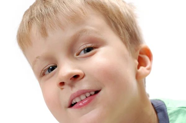 Isolated portrait of a boy — Stock Photo, Image