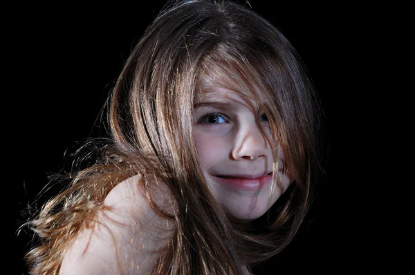 Sorrindo menina bonita — Fotografia de Stock