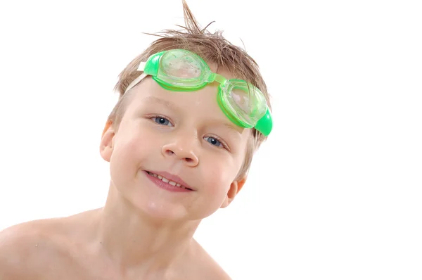 Child with goggles — Stock Photo, Image