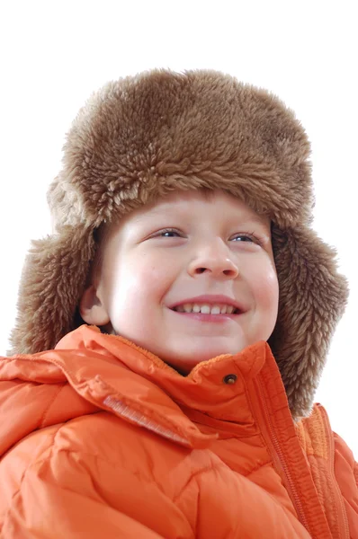 Băiatul de iarnă — Fotografie, imagine de stoc