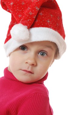 Cute Christmas child clipart